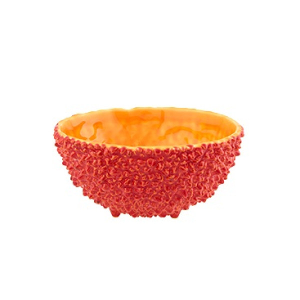 Bordallo Pinheiro Keramik Schale Amazonia rot