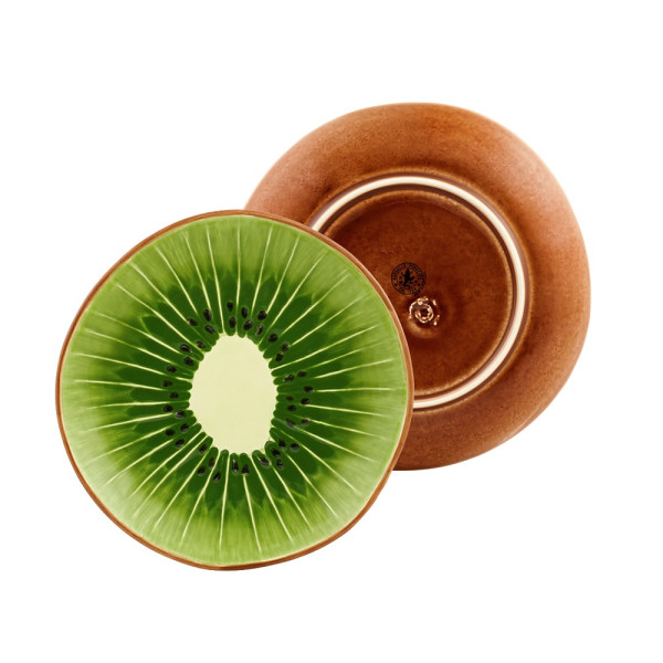 Keramik Frühstücksteller Kiwi