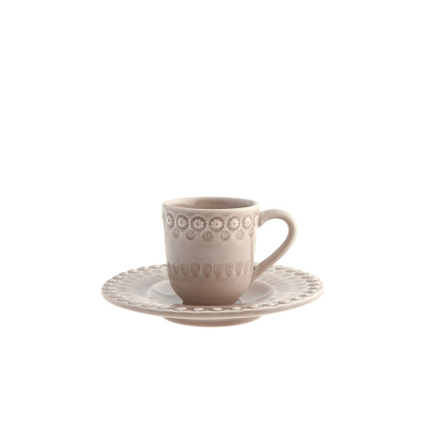 Daisy Keramik Espressotasse taupe