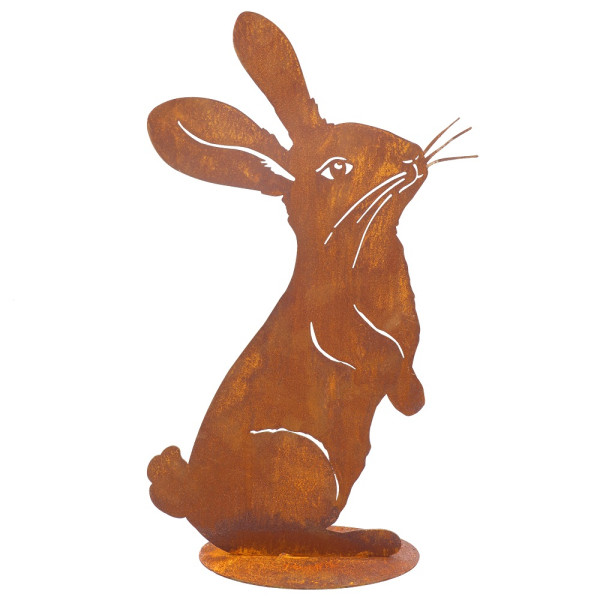 Edelrost Hase XL stehend