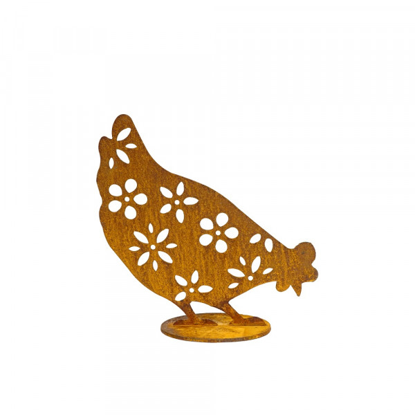 Edelrost Huhn pickend