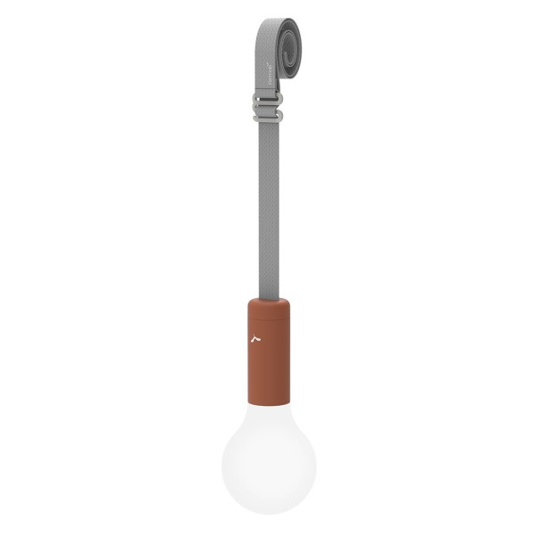 Fermob Aplo Lampe mit Gurt Ockerrot