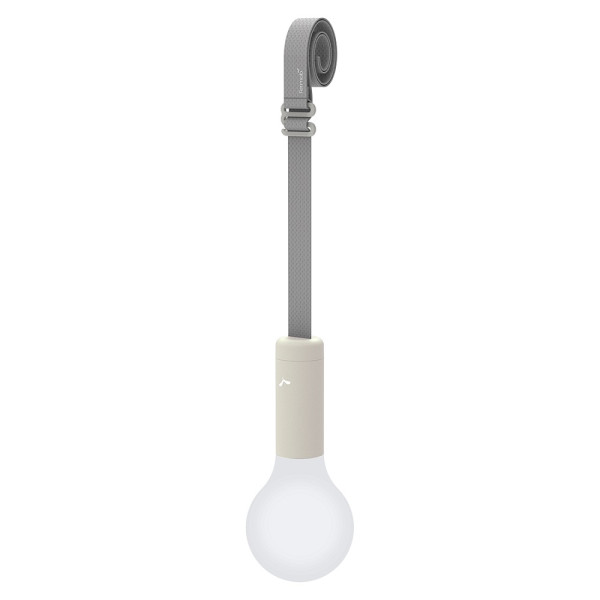 Fermob Aplo Lampe mit Gurt Lehmgrau