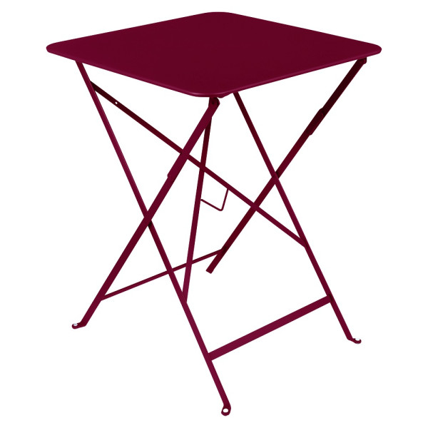 Fermob Bistro Tisch 57 x 57 cm Schwarzkirsche