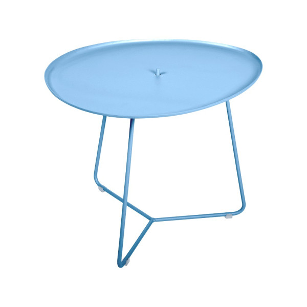 Fermob Cocotte niedriger Tisch Maya-Blau