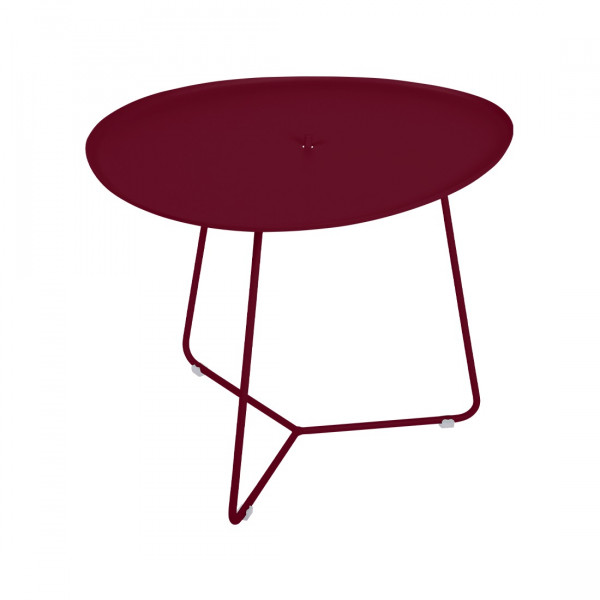 Fermob Cocotte niedriger Tisch Schwarzkirsche