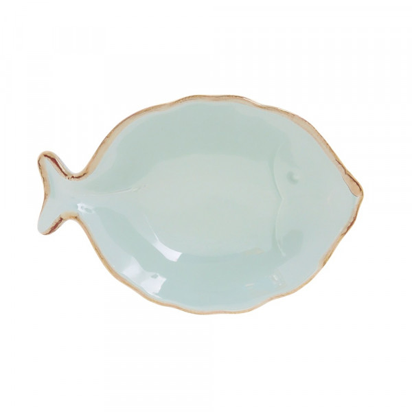 II. Wahl - Grün & Form Fisch Bowl mittel aqua