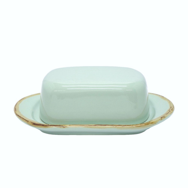 Grün und Form Butterdose aqua