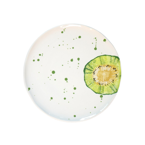 Grün und Form Keramik Teller Kiwi 23 cm
