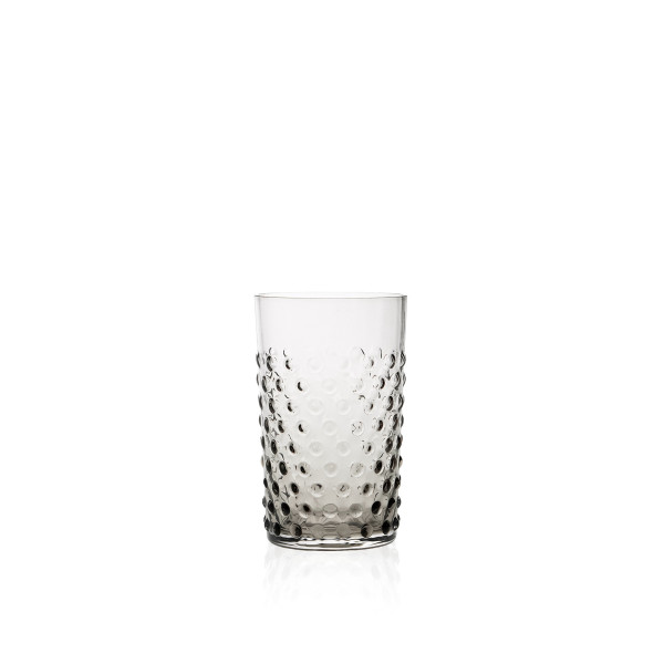 Hobnail Wasserglas mit Noppen Cashmere