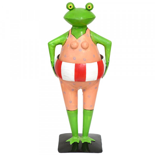 Metall Frosch Dame
