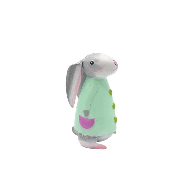 Metall Hase Betty klein mintgrün