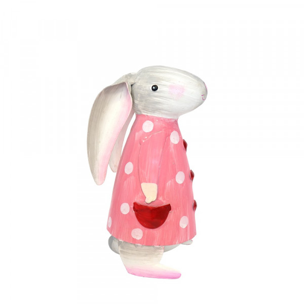 Metall Hase Betty pink