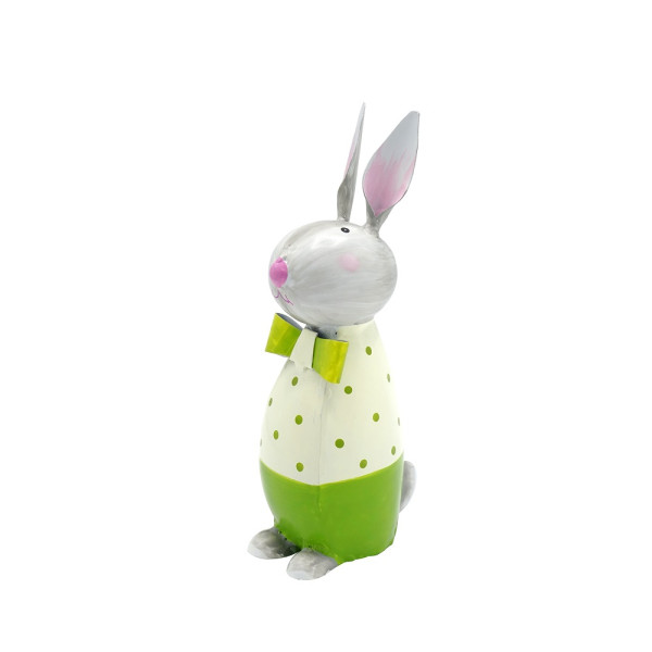 Metall Osterhase Eddy mittel grün