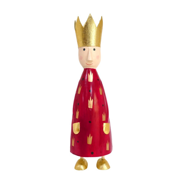 Metall König Melchior rot