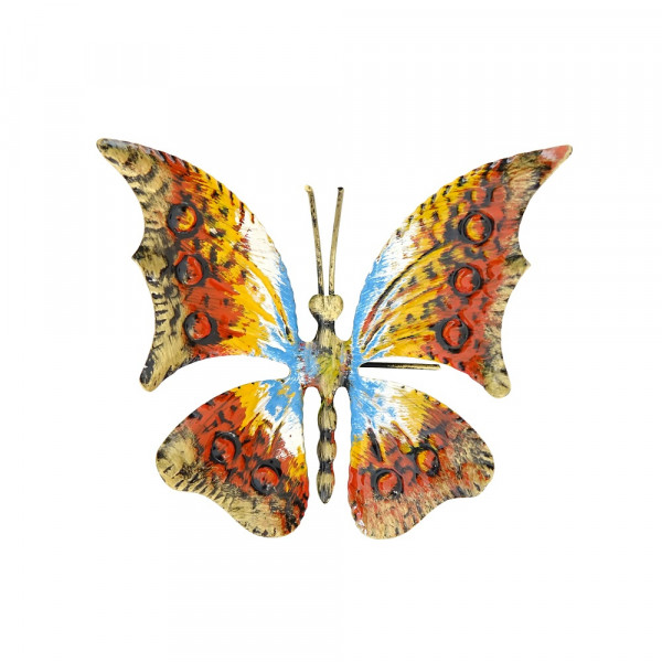 Bemalter Metall Schmetterling