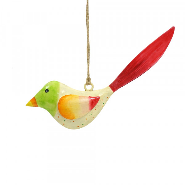 Bunter Metall Vogel zum Hängen