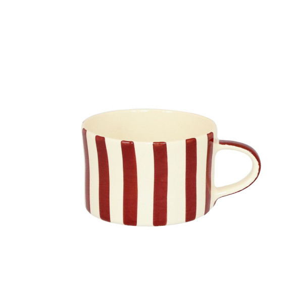 Musango Becher Candy Stripe Paprika
