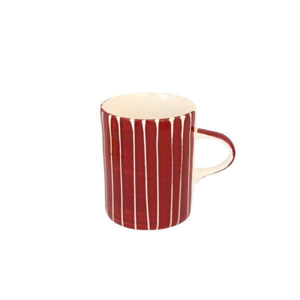 Musango Demi Mug Tasse Sgraffito Paprika