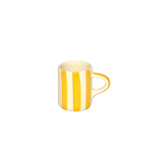 Musango Espressotasse Candy Stripe Turmeric