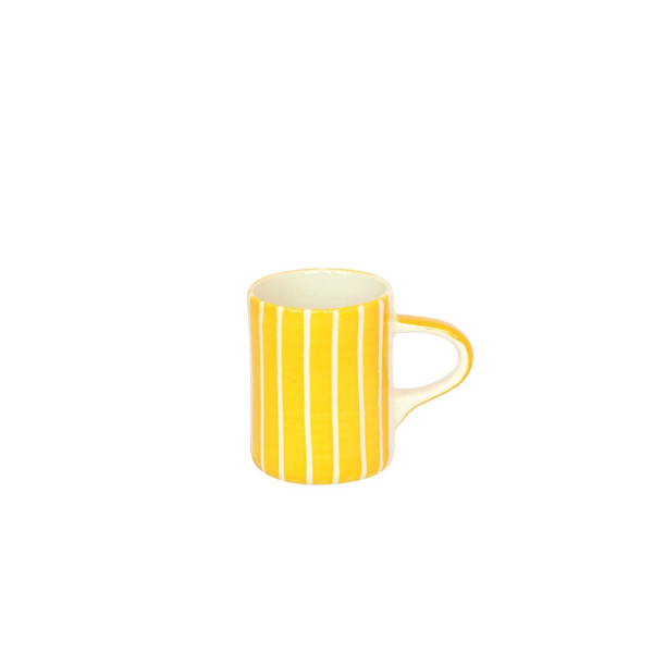 Musango Espressotasse Sgraffito Turmeric gelb