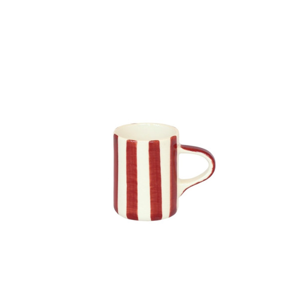Musango Espresso Tasse Candy Stripe Paprika