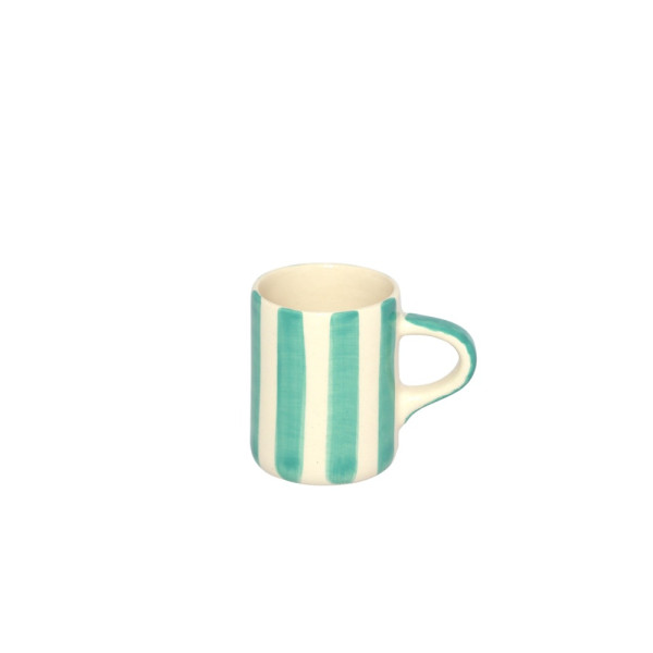 Musango Espresso Tasse Candy Stripe mint