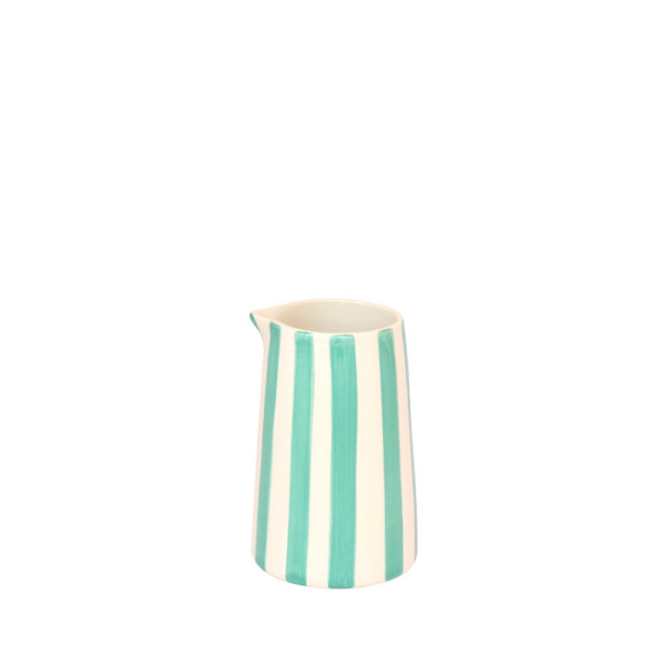 Musango Keramik Kännchen Candy Stripe mint