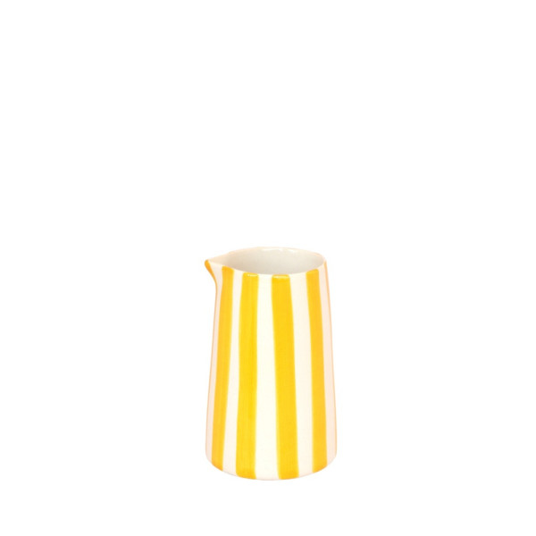 Musango Keramik Kännchen Candy Stripe gelb