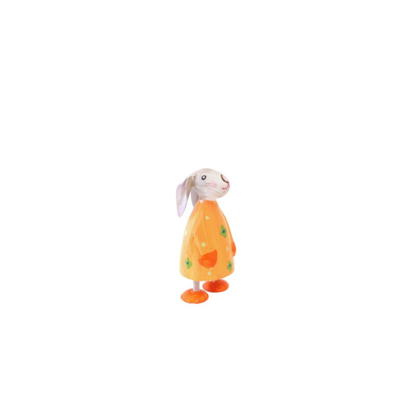 Mini Metall Hase Betty orange