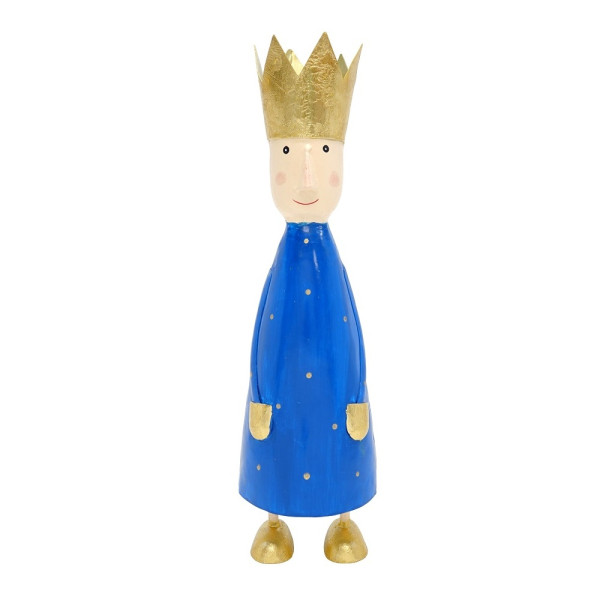 Metall König Melchior blau