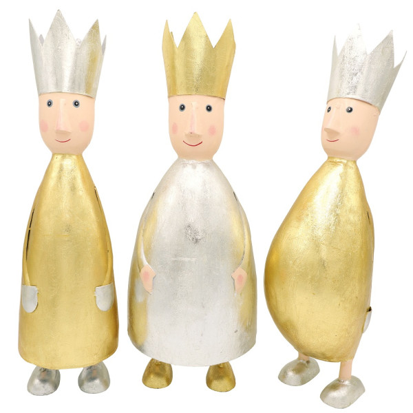 Pape Metall Könige L silber und gold