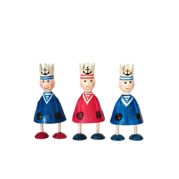 Pape Metall Seemänner mini rot und blau