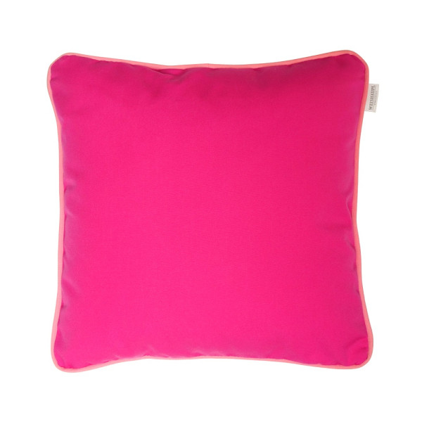 Weishäupl Outdoor Kissen pink mit Keder in rosa