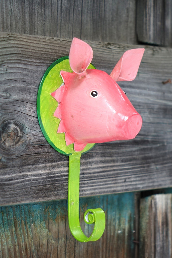 Metall Schwein Tierhaken