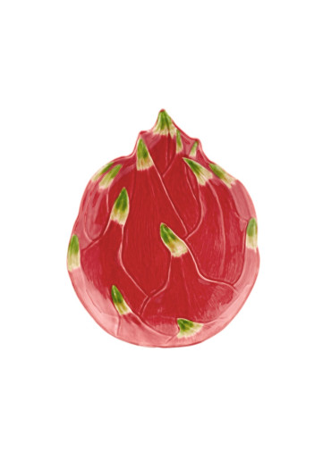 Bordallo Pinheiro Teller "Pitaya" (Tropical Fruits Kollektion) mittel 25,5 x 20,5 cm