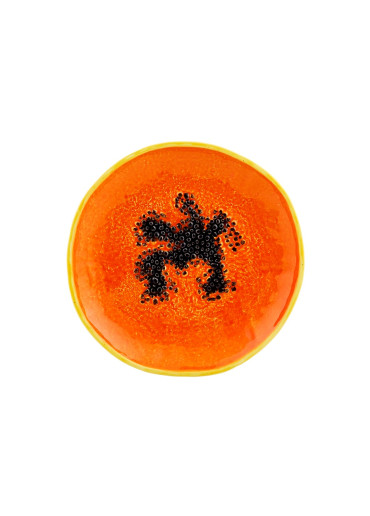 Bordallo Pinheiro Teller "Papaya" (Tropical Fruits Kollektion) mittel Ø20,5 cm
