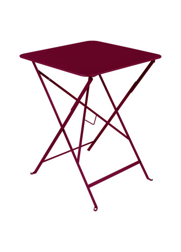 Fermob Bistro Tisch 57 x 57 cm Schwarzkirsche