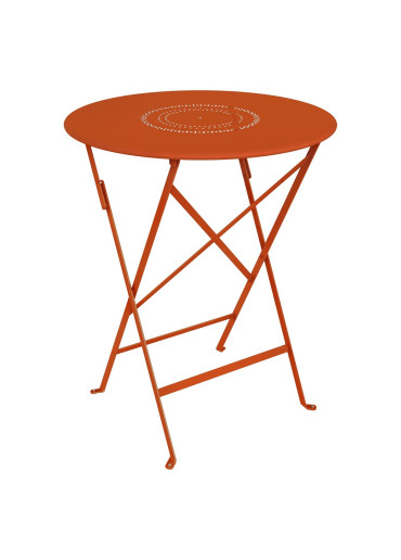 Fermob Tisch Floreal Ø60 cm Kandierte Orange