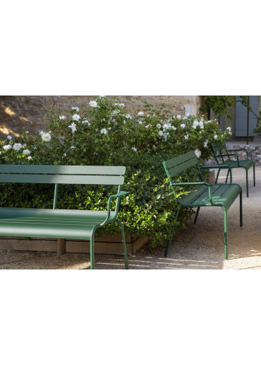 Fermob Luxembourg 2-Sitzer Gartenbank Zederngrün