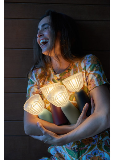 Fermob Swiing Lampe H20 cm Lehmgrau