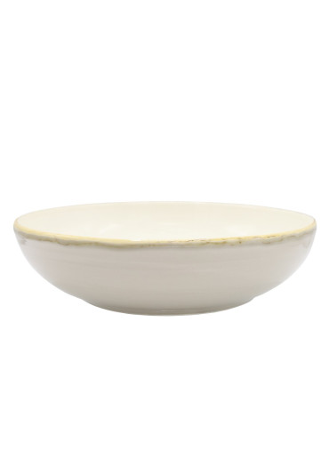 Grün & Form flache Salatschale L Kieselgrau Ø30 cm 