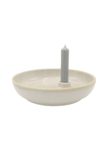 Grün & Form Kerzenteller Ø21,5 cm kieselgrau