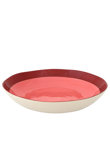 Musango Keramik große flache Salatschale / Servierschüssel Ø33 cm "Desert"