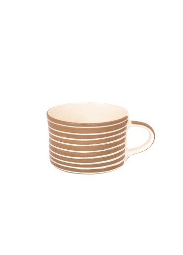 Musango Keramik Becher "Sgraffito" Latte