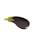 Bordallo Pinheiro kleine Keramik Platte Aubergine