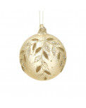 Nostalgische Christbaumkugel champagner