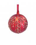 Christbaumkugel rot matt