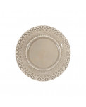 Daisy Frühstücksteller taupe