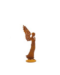 Edelrost Engel Santine mit Platte
